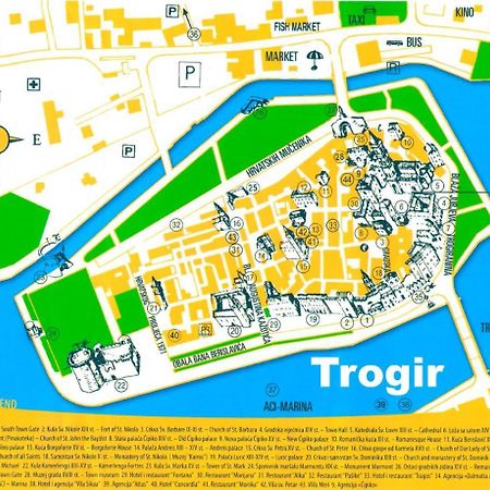 Marko Polo B Old Town Trogir Exterior foto